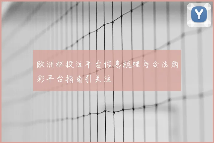欧洲杯投注平台信息梳理与合法购彩平台指南引关注
